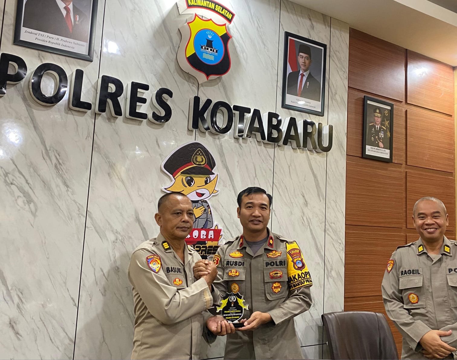 Studi Tiru Tentang Keberhasilan Pelayanan Publik, Polres Batola Berkunjung ke Kotabaru. Foto: Har