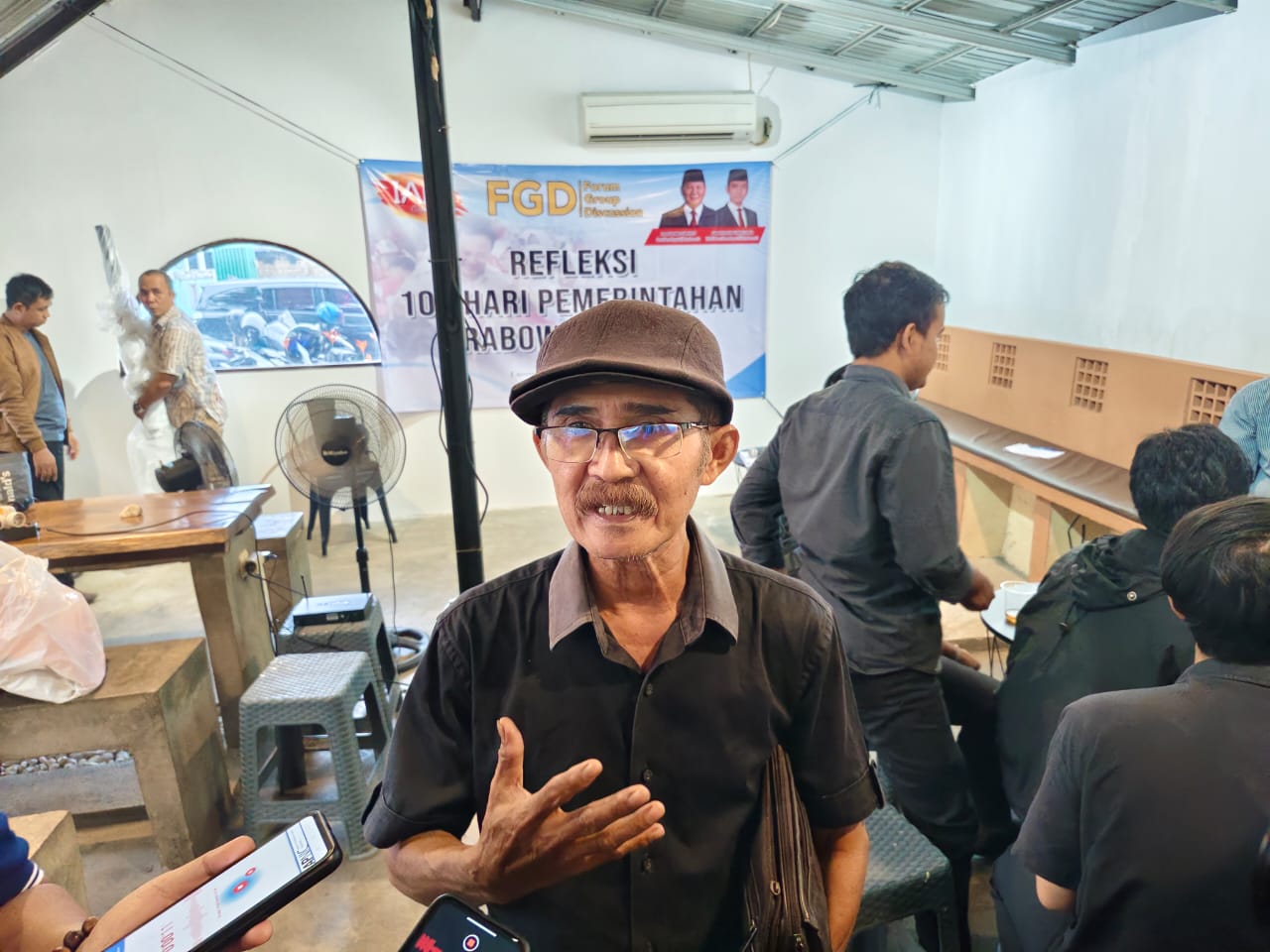 Rahmadi Engot, warga yang tergabung di Gerakan Masyarakat Peduli Demokrasi Indonesia (GMPDI) Kota Banjarbaru. Foto: san/siberdbn.com