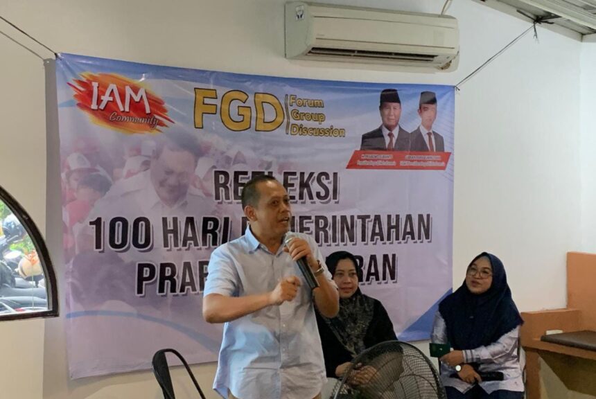 Ilham Noor Gelar FGD Refleksi 100 Hari Kepemimpinan Prabowo-Gibran. Foto: san/siberdbn.com