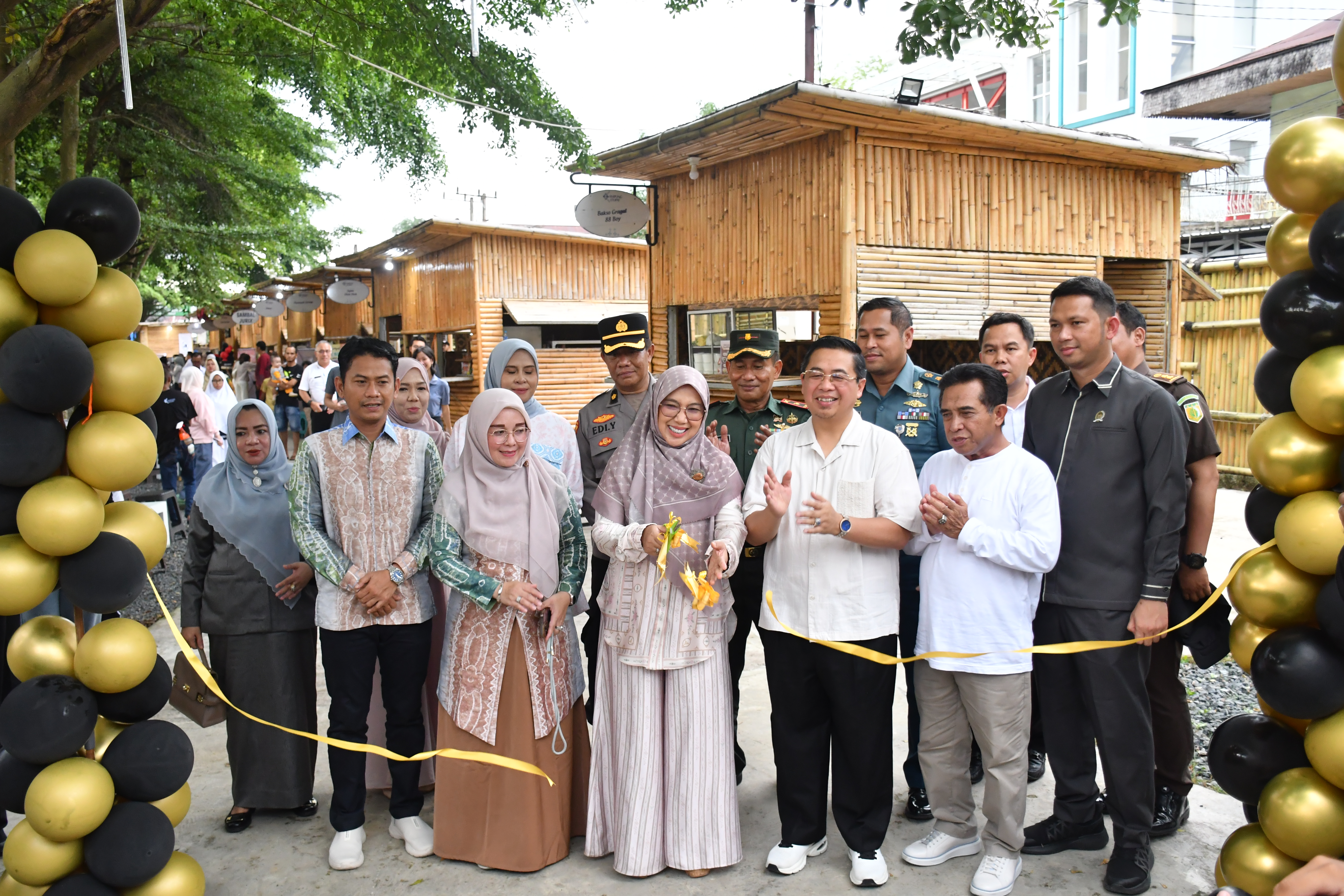 Pemerintah Kota (Pemko) Banjarmasin kembali membuka operasional Wisata Kampung Ketupat yang terletak di kawasan Sungai Baru, Rabu (15/1/2025) sore. Foto: Pemko Banjarmasin