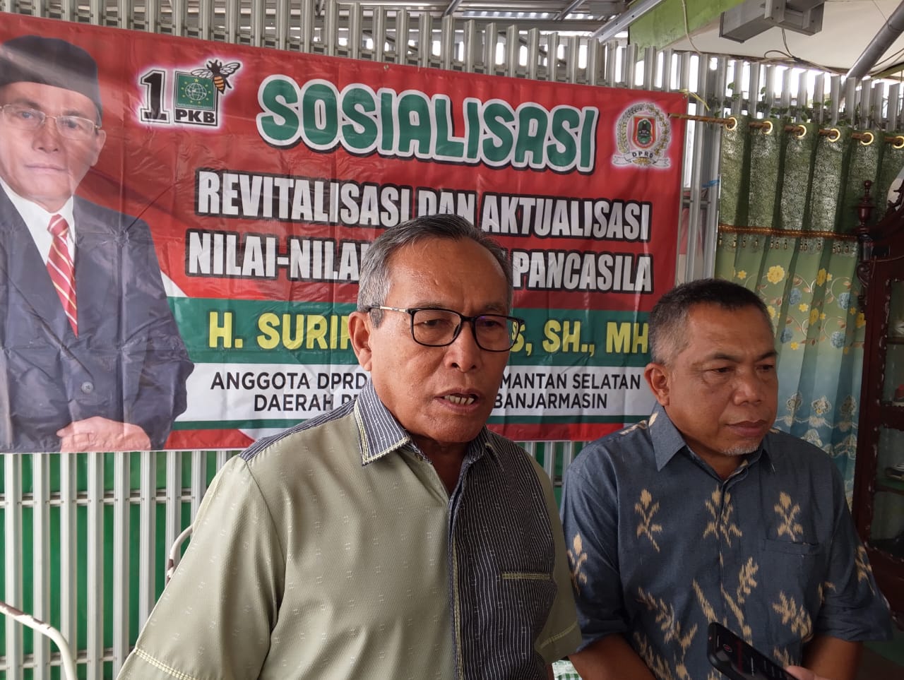 Wakil Ketua Komisi II Bidang Ekonomi dan Keuangan DPRD Kalimantan Selatan (Kalsel), H Suripno Sumas, berpendapat ketahanan pangan keluarga bagian dari wawasan kebangsaan atau wasbang. Foto: YN/siberdbn.com