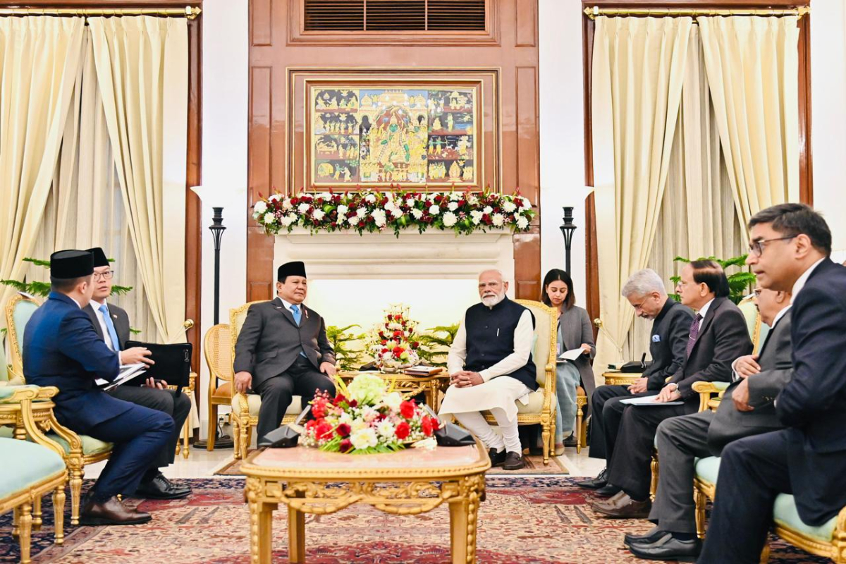 Presiden Prabowo Subianto bersama Perdana Menteri India Narendra Modi. Foto: KSP