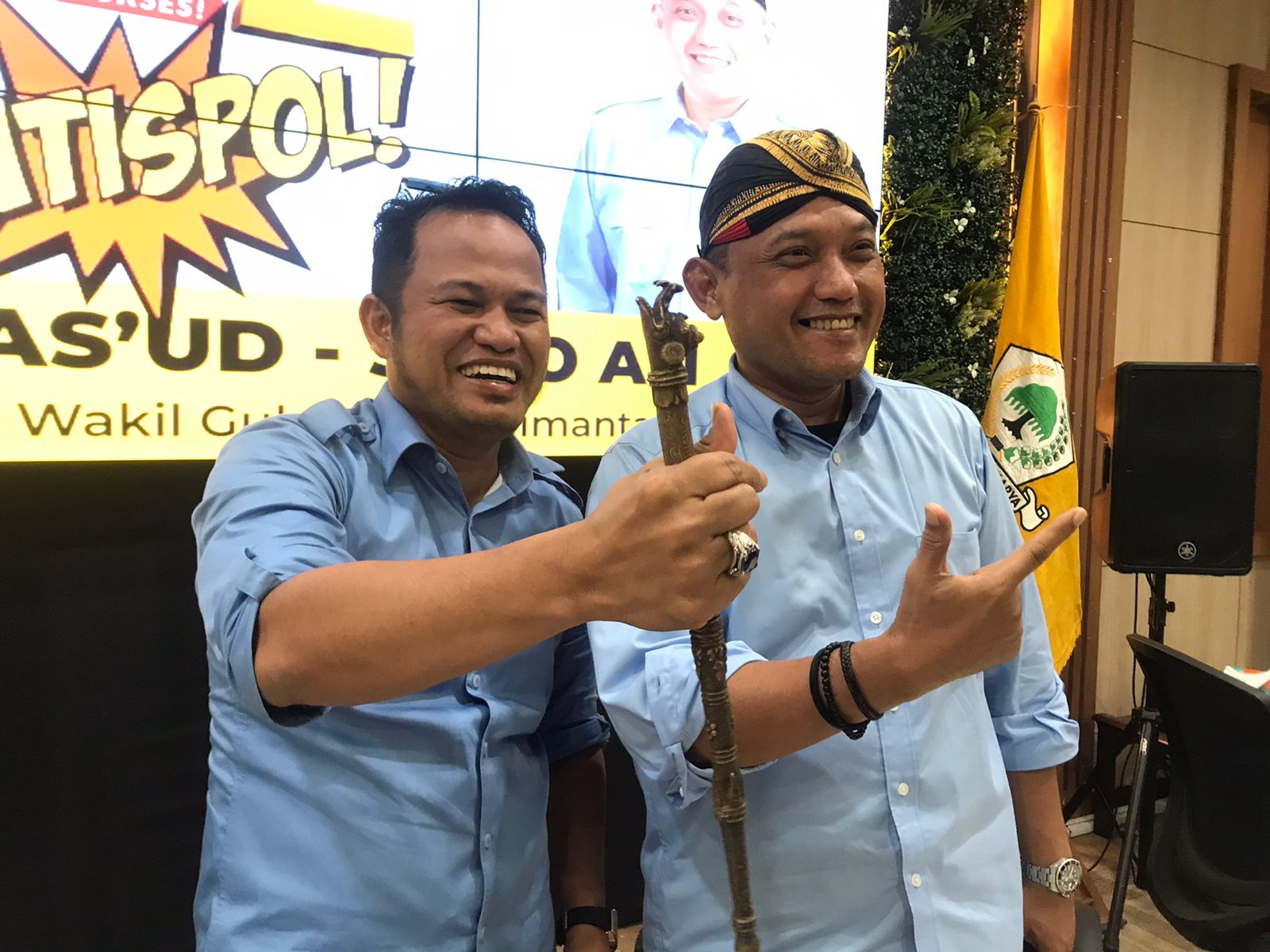 Pasangan Gubernur tepilih Provinsi Kaltim, Rudy Mas'ud dan Seno Aji. Foto: net