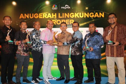 PT Arutmin Indonesia (AI) unit usaha PT Bumi Resources Tbk (BUMI) raih penghargaan Peringkat Emas dari KLH PROPER 2023-2024. Foto: PT Arutmin Indoensia 5W1H