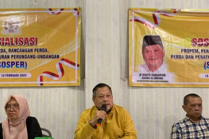 Anggota Dewan Perwakilan Rakyat Daerah (DPRD) Provinsi Kalimantan Selatan (Kalsel), H Gusti Iskandar Sukma Alamsyah. Foto: san/siberdbn.com