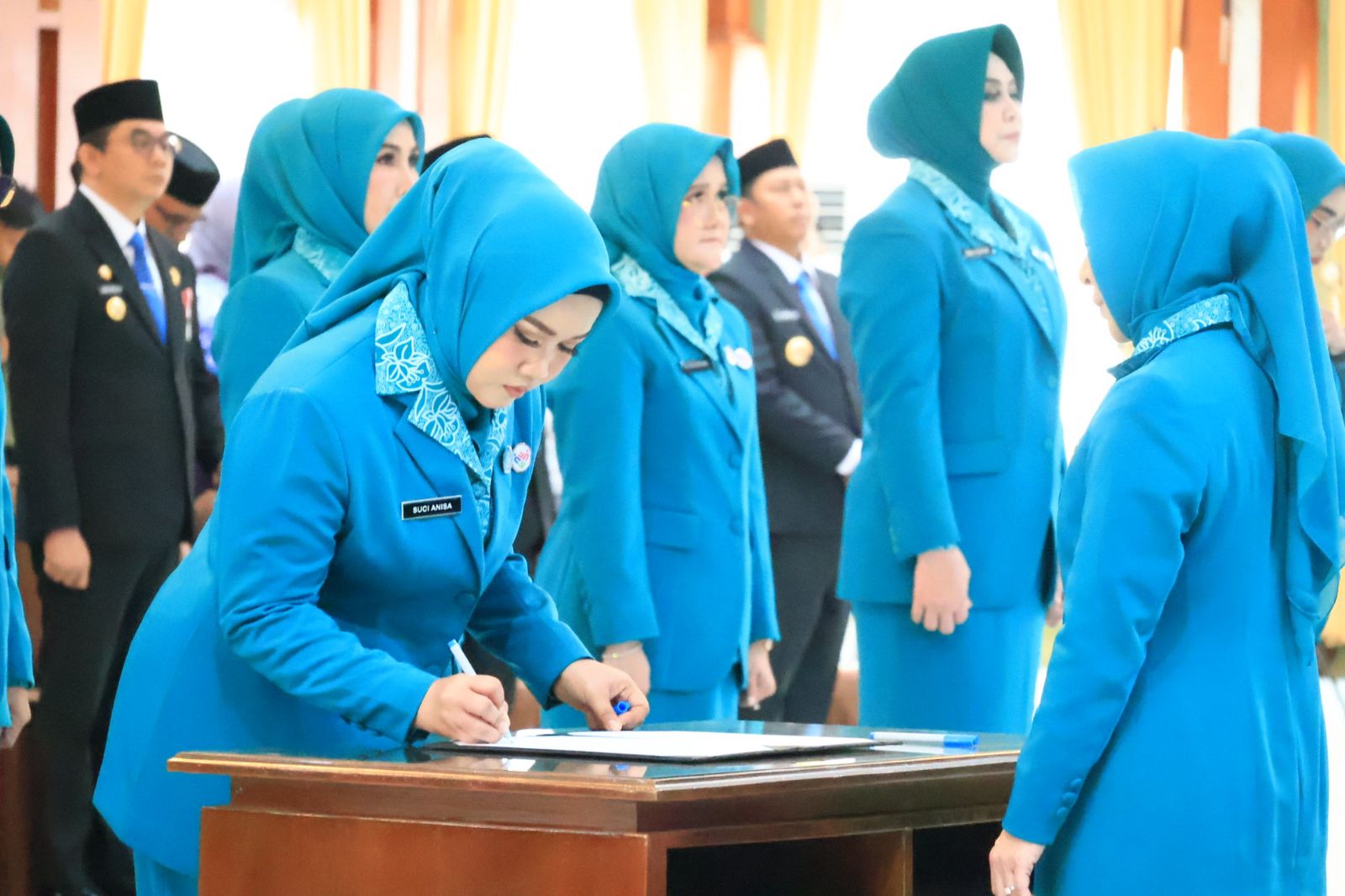 Suci Anisa Rusli Resmi Dilantik Sebagai Ketua TP PKK Kotabaru Periode 2025-2030. Foto: Pemkab Kotabaru