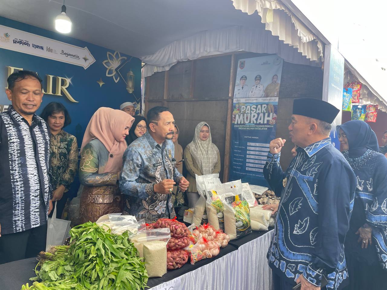 DPKP Kalsel Gelar Sembako Murah di Pasar Ramadan. Foto: MC Kalsel