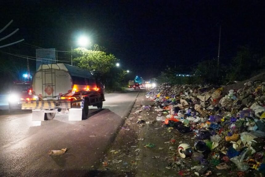 Banjarmasin darurat sampah, Walikota HM. Yamin minta TPA Basirih dibuka untuk pengelolaan sementara, Minggu (9/3/2025). Foto: Diskominfotik Banjarmasin 5W1H