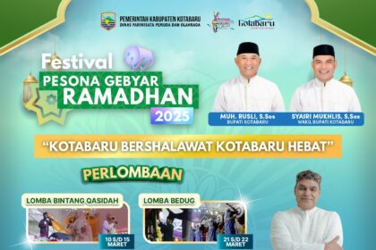 Nantikan Festival Pesona Gebyar Ramadan 2025 Disiring Laut Kotabaru, Cek Tanggalnya!. Foto: Pemkab Kotabaru